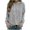 *Gray, variant on Binmer Women's Drawstring Hooded Sweatshirt, Casual Loose Long Sleeve Pullover Hoodie with Pocket ,L