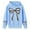 C-Sky Blue342, variant on DHFJKG Girls Hoodies Kids Lightweight Oversized Sweatshirt Teens Bow Leopard Printed Long Sleeve Pullover 3-14 Years Stylish Tops