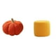 thumbnail image 1 of Reposapiés otomano con forma de calabaza de Halloween, taburete cúbico de terciopelo suave, decoración adecuada para dormitorio, sala de estar, cafete, 1 of 8