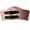 Pink, variant on Black Leather Buckle Sailor Hat Women Versatile Vintage Beret Flipped Brim Beret Cap for Party Accessory