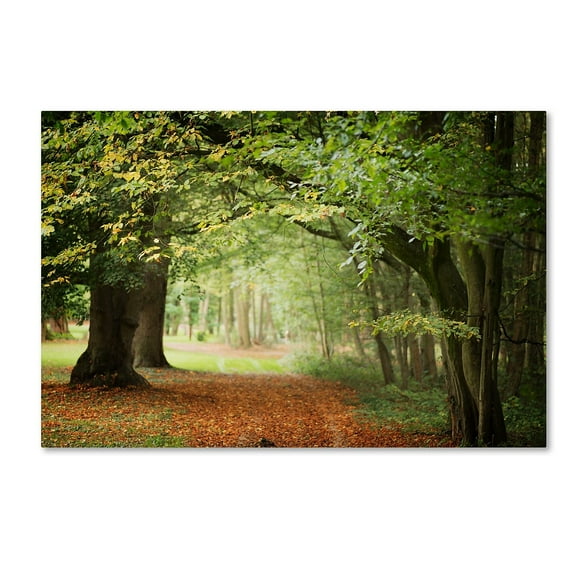 Trademark Fine Art "Through the Woods" Canvas Art by Philippe Sainte-Laudy