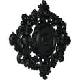 thumbnail image 3 of 22 1/2"W x 30 3/8"H x 1 1/2"P Katheryn Ceiling Medallion, Hand-Painted Steel Gray, 3 of 6
