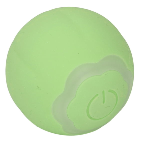 Cat Toys, Smart Ball Toy, Two Modes Silicone Suitable for Wood Floors, Tile Floors, Thin Carpet, Perfect Present for Cats LED Lights Bite Resistant