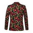 thumbnail image 2 of Lars Amadeus Men's Casual One Button Notched Lapel Floral Print Blazer, 2 of 7
