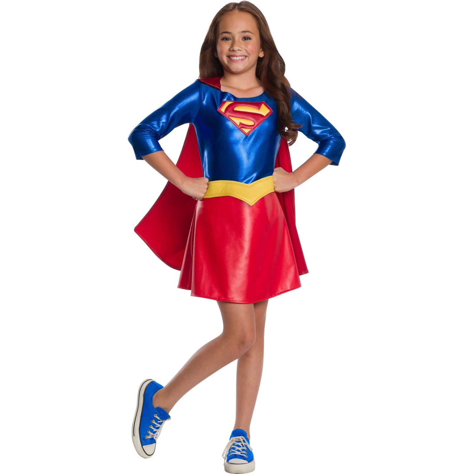 Medium Rubie's Costume DC Superheroes Supergirl Sequin Child Costume 