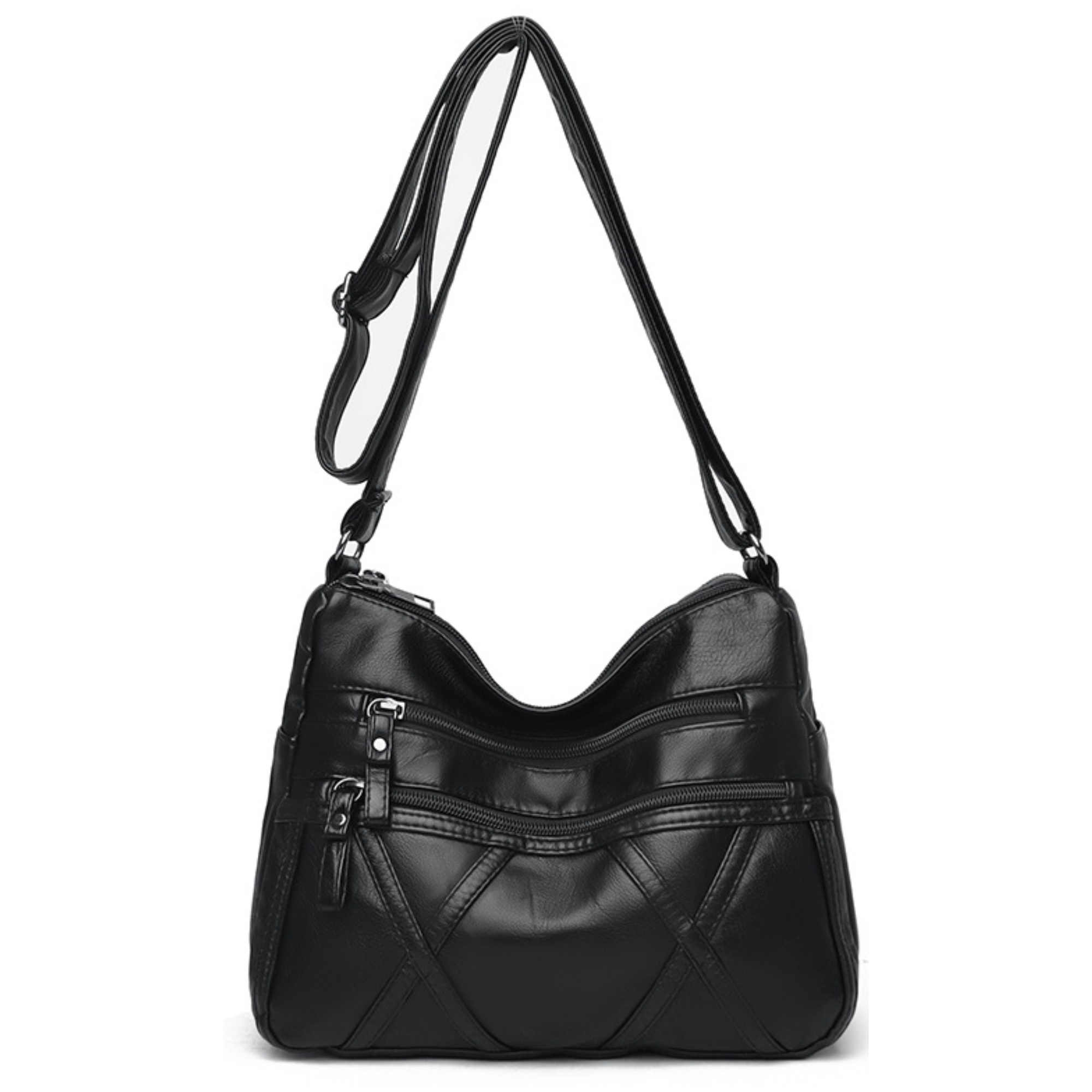Fidac PU Leather Multi-Pocket Crossbody Bag photo 6