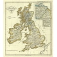 thumbnail image 2 of Spruner 12x13 White Modern Wood Framed Museum Art Print Titled - British Isles - Spruner 1485, 2 of 4