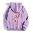 thumbnail image 5 of Shadoumai Womens Zip Up Hoodie Cancer Awareness Pullover Long Sleeve Casual Athletic Sweatshirt With Pocket Drawstring Fall Winter Jackets, 5 of 6