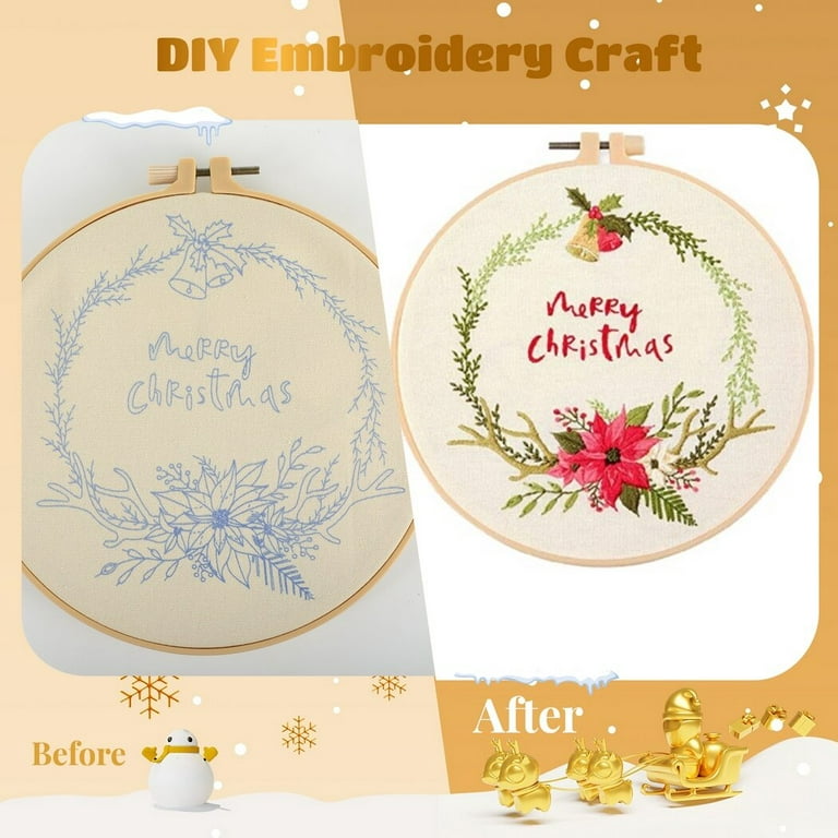  Pllieay 6 Pcs Cross Stitch Kits for Beginners for Kids 7-13,  Kids Embroidery Kit Needlepoint Kit Arts and Crafts Kit with Instructions  for Backpack Charms, Ornaments and Needle Craft : Arts
