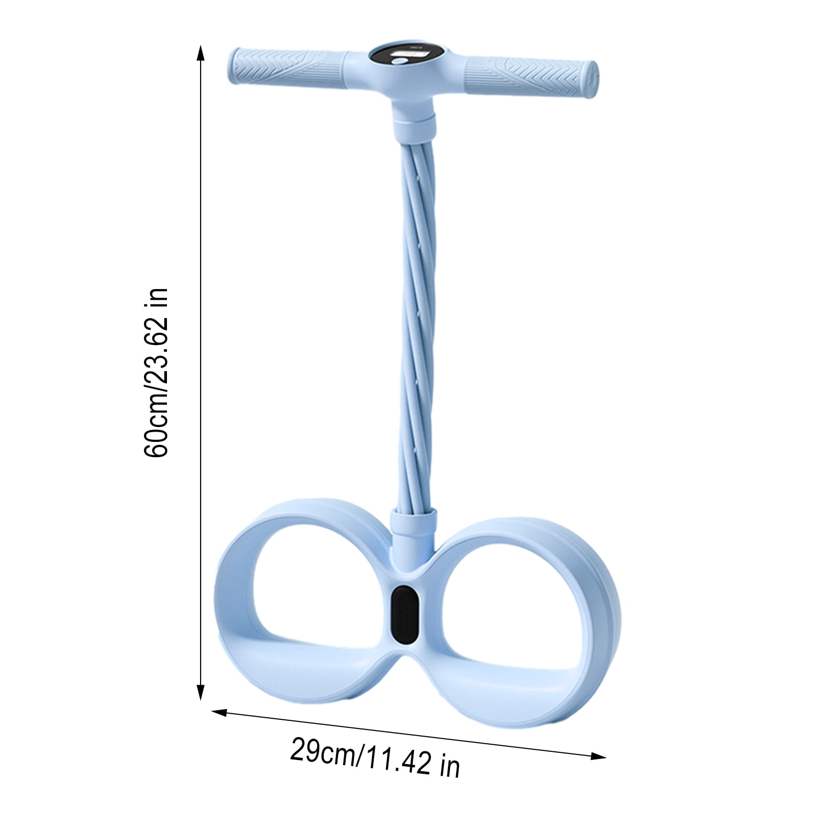 YIFAEUX 6-Tube Pedal Ankle Puller Resistance Band with Counter Handle Elastic Yoga Sit-up Pull Rope Men Women Pedal Tensioner Exerciser Workout Equipment