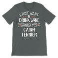thumbnail image 3 of Cairn Terrier T-Shirt for Wine Lovers & Dog Owners, 3 of 8