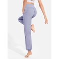thumbnail image 6 of Women'S Wide-Leg Comfortable Casual Cool Yoga Pants Purple M, 6 of 8