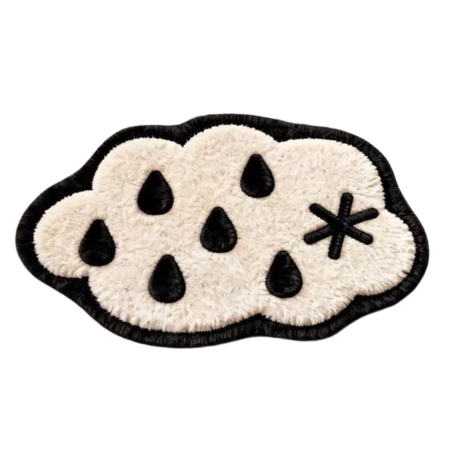 Yhmxh Alfombrillas de baño para baño Alfombra de baño Alfombra de cachemira sintética de forma irregular de 23,6 x 15,7 pulgadas Decoración del baño