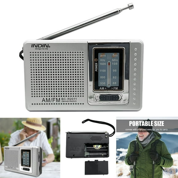 Neinkie Portable Shortwave Radio FM Transistor Radio with Best Reception Battery Powered,for Gift,Elder,Home Receiver Telescopic Antenna Great Reception Easy Radi