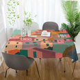 thumbnail image 3 of Yayeee Tablecloths 60" x 108" Rectangle Wrinkle Resistant Party Table Cover, Cityscape Painting, 3 of 8