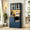 Blue, variant on Frmobepts 71" Kitchen Pantry with LED Lights and Charging Station, Freestanding Kitchen Cupboard with Storage and Microwave Stand, Floor Cabinet for Dining Living Room, Black