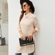 thumbnail image 4 of Jersey de cuello alto para mujer, suéter informal, top de punto holgado de longitud media, novedad de 2023, 4 of 4
