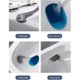 thumbnail image 2 of Golf Toilet Brush, Silicone Toilet Brush, Long-Handled Silicone Toilet Brush Set with Automatic Opening and Leak-Proof Base, 2 of 5