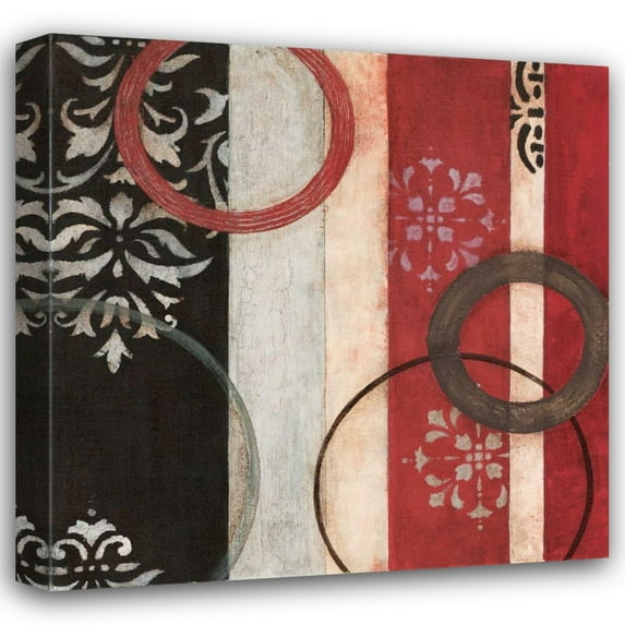 Barbara Burnside 20x20 Gallery Wrapped Canvas Wall Art Titled - Circular I