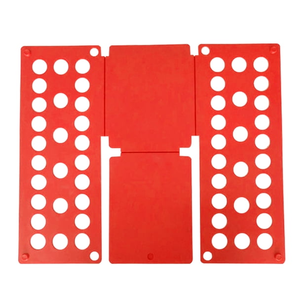 Tabla Plegable WDOplteas Ropa Plástico Camisas Almacenamiento Rojo