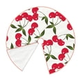 thumbnail image 3 of Bingfone Christmas Tree Skirt Mat Christmas Decoration Interior 48"-Cherry, 3 of 8