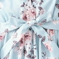 thumbnail image 7 of Floral Dress For GirlsSummer Dress For Girls Sundress Flutter Sleeve Dress A-Line Beach Easter Outfit Holiday Party Thanksgiving Casual Fashion Outfits #Blue 7-8 Years, 7 of 7