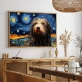 thumbnail image 5 of Bergamasco Sheepdog Dog Canvas Van Gogh Starry Night Wall Art Gifts Canvas Wall Art Frame Music Artist Customized Canvas Framed Photo Art Work For The Bedroom(Gifts For Dog Lover ), 5 of 6