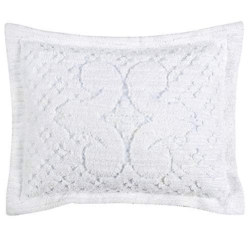 Better Trends Ashton Collection Sham, Standard, White
