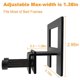 thumbnail image 5 of Non Slip Mattress Gaskets for Metal Bed Frame, Mattress Holder in Place Gripper, Adjustable Mattress Retainer Bar, Keep Mattress from Sliding Gripper, 6 PCS, Black, 5 of 5