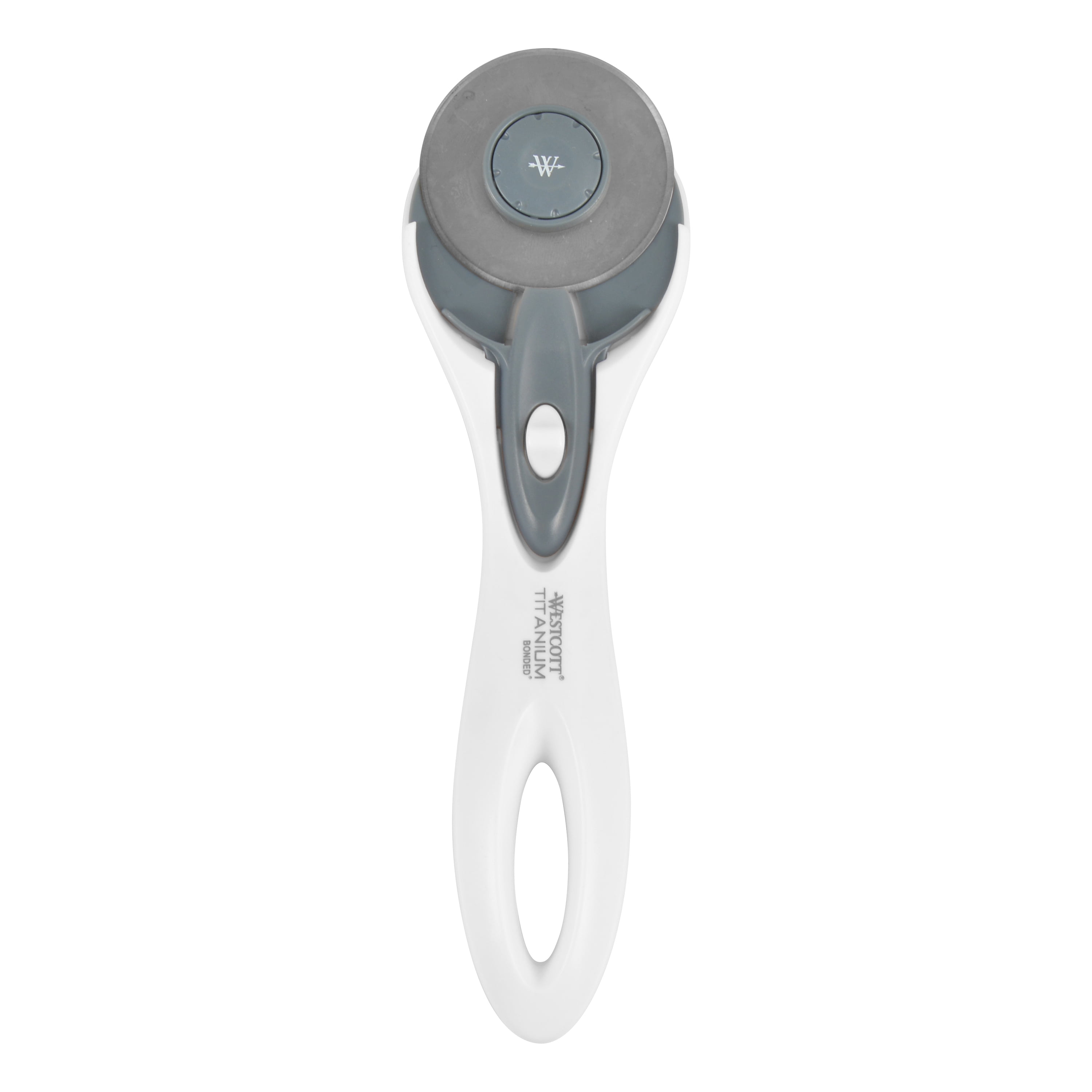 Westcott Titanium Bonded Rotary Cutter, 45mm, White, for Craft, 1- Count