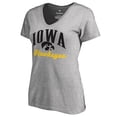 thumbnail image 2 of Women's Ash Iowa Hawkeyes Victory Script T-Shirt, 2 of 3