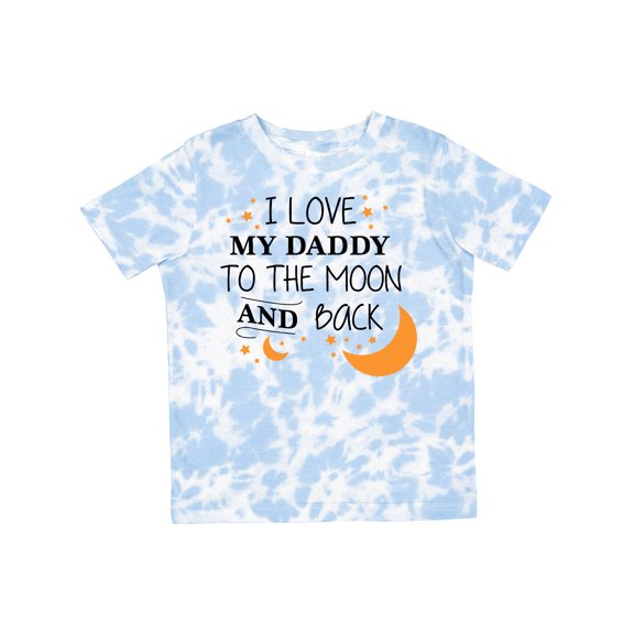 Inktastic I Love My Daddy to the Moon and Back Boys or Girls Toddler T-Shirt