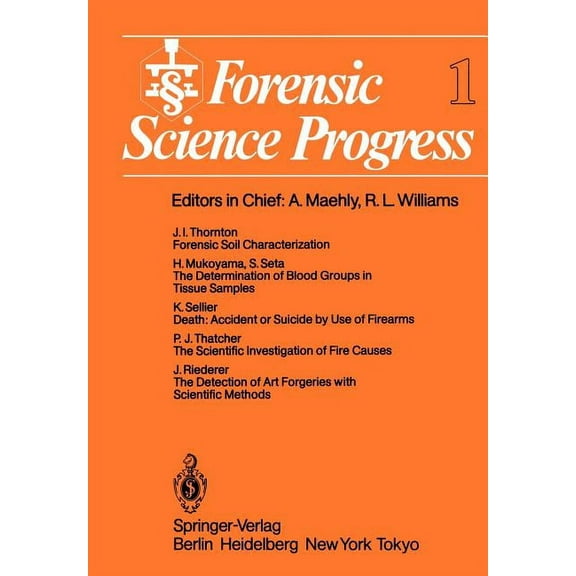 Forensic Science Progress Forensic Science Progress, Book 1, (Paperback)