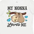 thumbnail image 4 of Inktastic My Nonna Loves Me with Sloth and Hearts Boys or Girls Toddler T-Shirt, 4 of 5