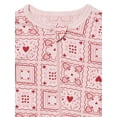 thumbnail image 3 of Modern Moments by Gerber Baby Neutral Viscose Valentine's Day Two-Way Zip Sleep 'N Play Footed Pajamas, Sizes Newborn - 6/9 Months, 3 of 7