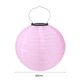thumbnail image 5 of 5uds. Lampada a lanterna solare a LED da 30 cm, impermeabile, per esterni, decorazione a sospensione (rosa), 5 of 7