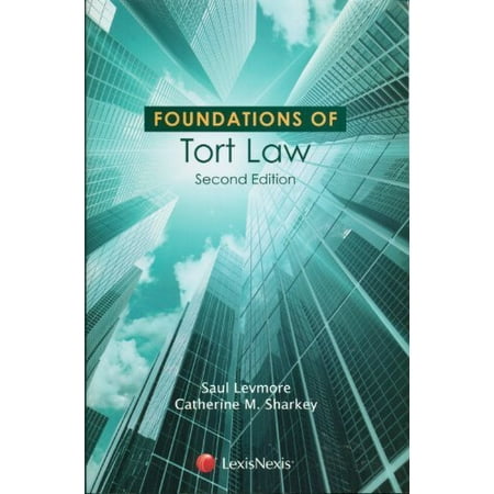 Foundations Of Tort Law Walmart Com