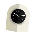 thumbnail image 4 of veasfak Non Ticking Small Clock Creative Analog Alarm Clock for Travel Desk Bedroom White, 4 of 9