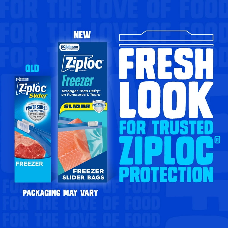 Ziploc® Reusable Gallon Storage Bags with Slide Close, Power