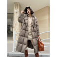 thumbnail image 4 of Chaquetas de invierno para mujer 2024, nuevas chaquetas acolchadas, resistentes al viento, gruesas, cálidas, con capucha, moda, prendas de abrigo largas y sencillas, 4 of 4