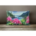 thumbnail image 3 of Carolines Treasures DAC1715PW1216 16 x 12 in. Unisex Washington Coast Rhododendrons in Watercolor Fabric Decorative Pillow, 3 of 4
