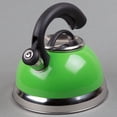thumbnail image 4 of Creative Home Symphony 2.6 Qt. Stainless Steel Whistling Tea Kettle, Green, 4 of 5