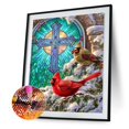 thumbnail image 2 of Wdftyju 5D Full Round Drill Bird In the Snow Diamond Painting Kit de diamantes de imitación (A303) Wdftyju 6ry0lz1ca5hv3kn2, 2 of 7