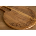 thumbnail image 4 of Wildflower Engraved Acacia Wood Serving Board, 4 of 4