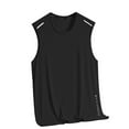 thumbnail image 3 of Men's Ice Silk Loose Fit Tank Top - Lightweight Sleeveless Gym Workout Vest, 3 of 3