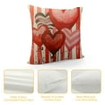 thumbnail image 4 of Wuche Hello Valentines Day Pillow Covers Pink White Stripes Pillow Covers Balloons Valentines Day Throw Pillows Decorative Cushion Cases Home Decor for Couch Bed, 4 of 5