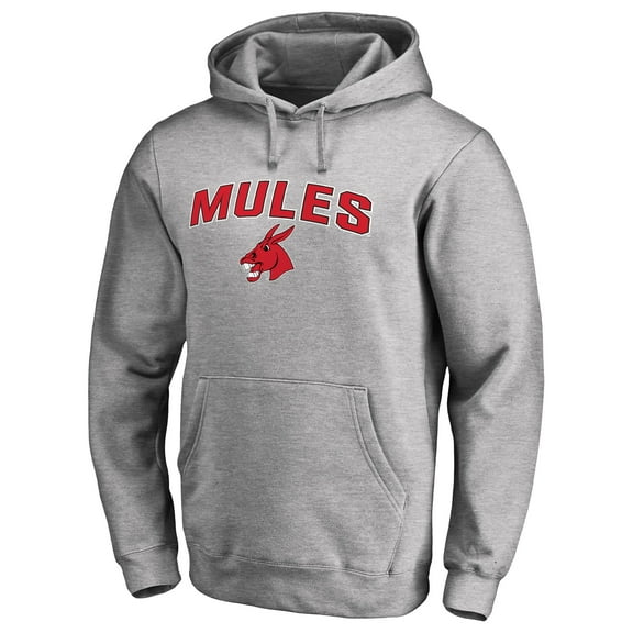 Men's Ash Central Missouri Mules Proud Mascot Pullover Hoodie