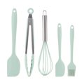 thumbnail image 1 of Utensilios de cocina de silicona, herramientas para hornear pasteles DIY, juego de cinco piezas, 1 of 5
