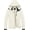 Cream, variant on Womens Waterproof Rain jacket Lightweight Active Outdoor Raincoat with Removable Hood