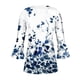 thumbnail image 5 of Camisas Awdenio para mujer, blusa informal de moda juvenil, cuello en V, camisa de tres cuartos, tops estampados de otoño, sudaderas, ofertas, 5 of 5